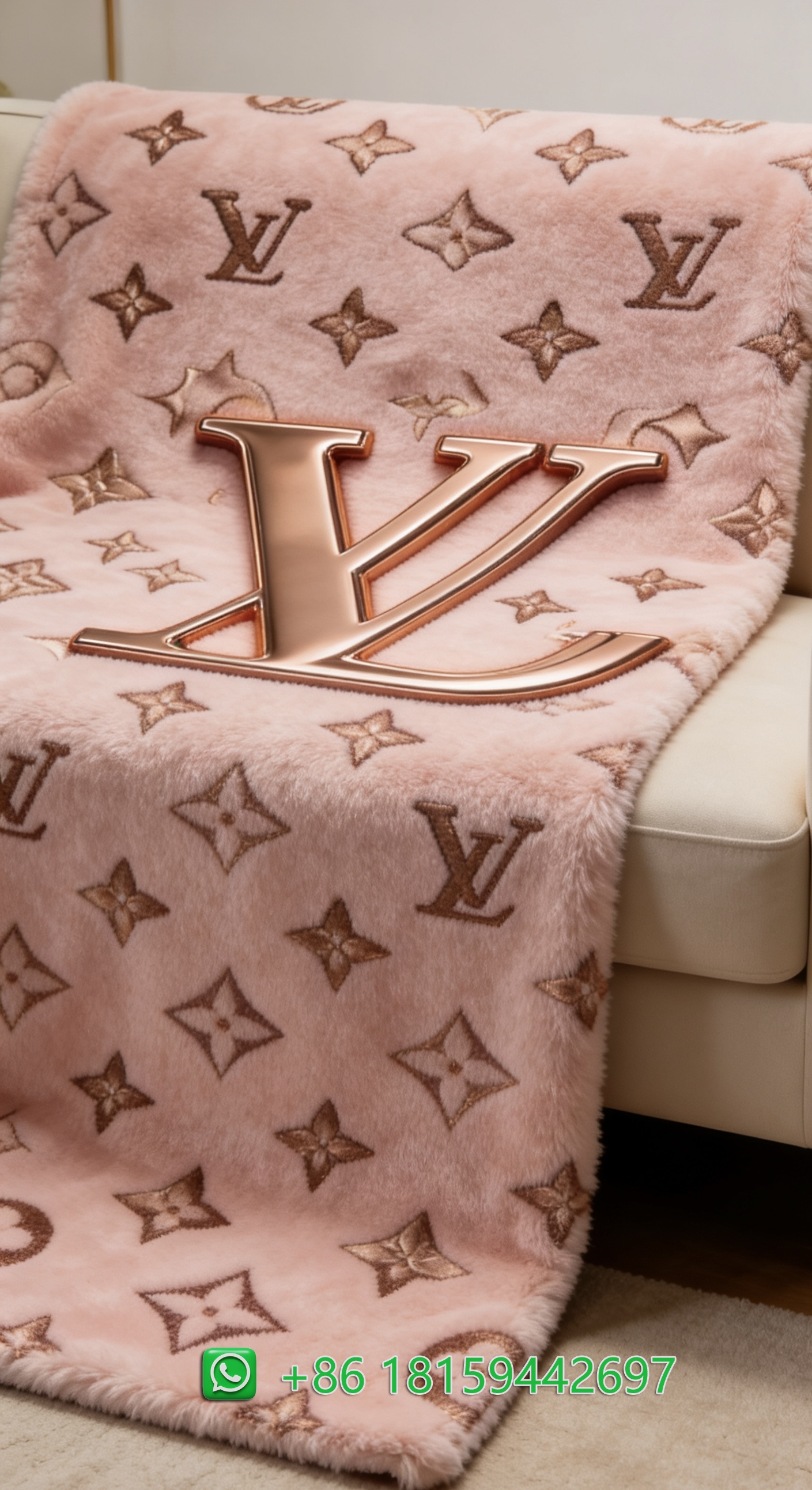 Louis Vuitton Throw Blankets